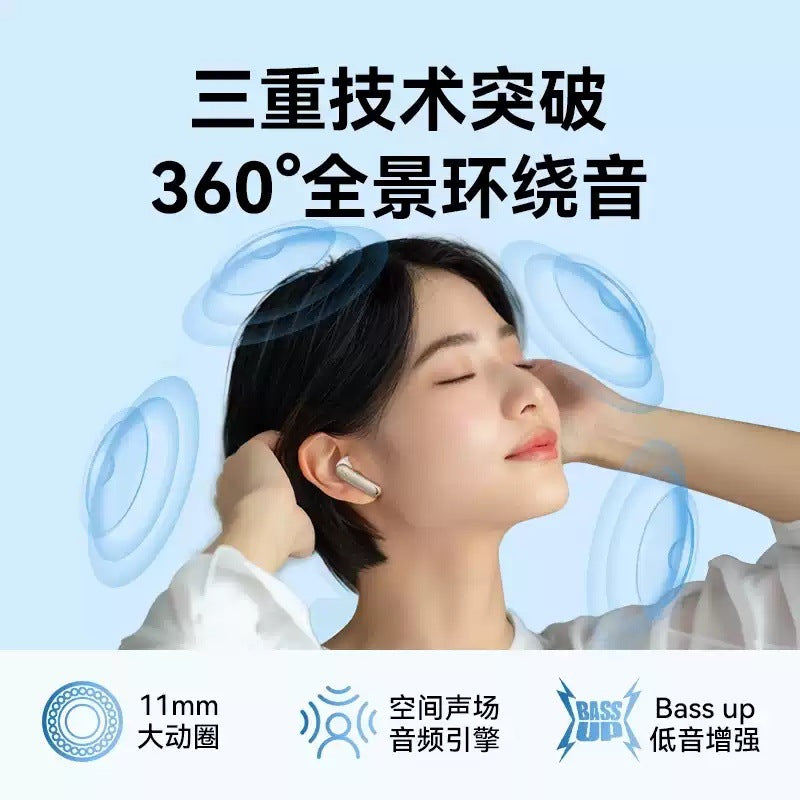 P25I Bluetooth True Wireless Earbuds, Big Bass, 30H Playtime, IPX5, with Charging Case, Black