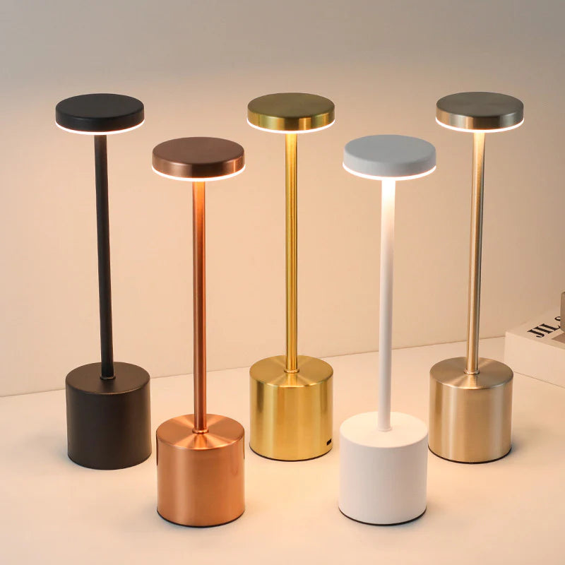 LED Rechargeable Bar Table Lamp, Dining Table Atmosphere Lamp, Restaurant Bar Cleaning Table, Outdoor Atmosphere Lamp, Stall Retro Table Lamp