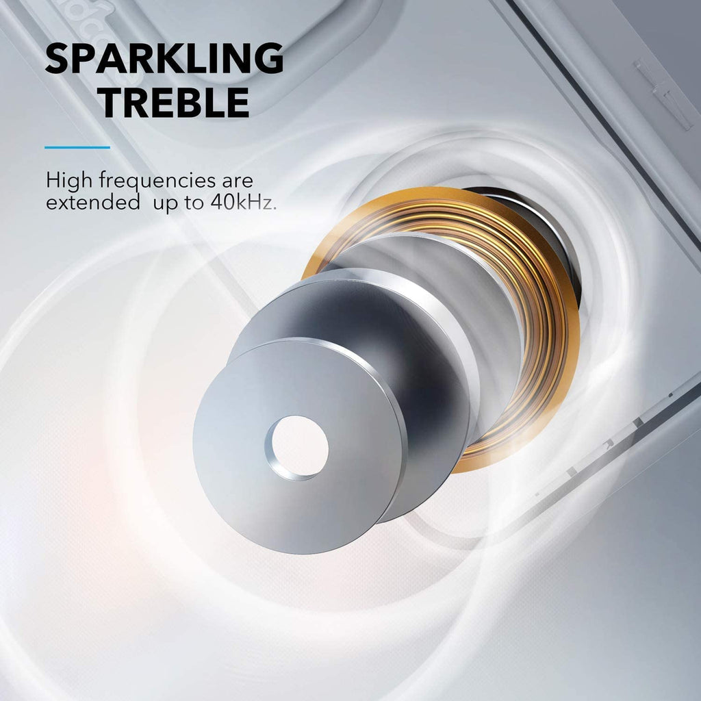 Soundcore Anker 3 Portable Bluetooth Speaker - Wireless, IPX7 Waterproof, 24H Playtime, Pure Titanium Diaphragm Drivers, Partycast, Bassup, Custom EQ App - for Home, Shower, Outdoor, and Beach