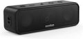Soundcore Anker 3 Portable Bluetooth Speaker - Wireless, IPX7 Waterproof, 24H Playtime, Pure Titanium Diaphragm Drivers, Partycast, Bassup, Custom EQ App - for Home, Shower, Outdoor, and Beach