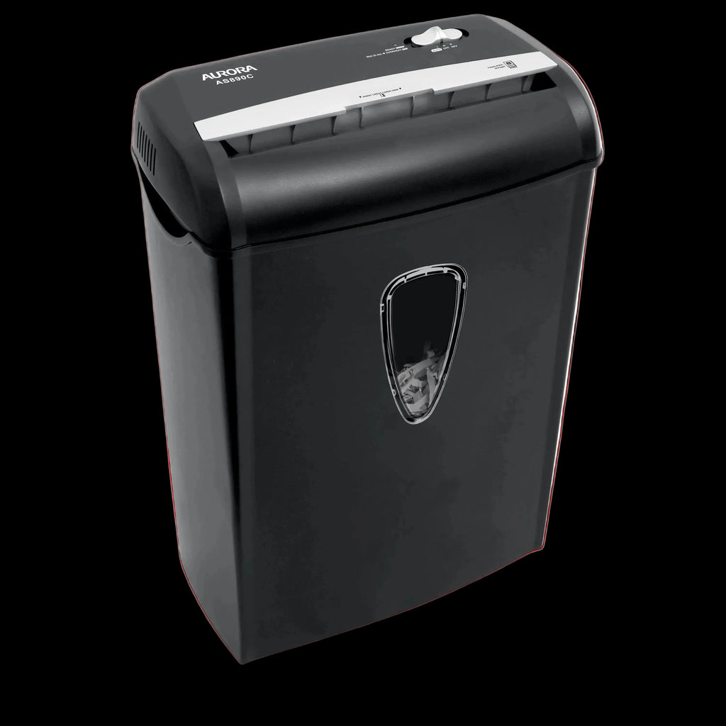 8-Sheet Cross-Cut Paper Shredder, Black, New