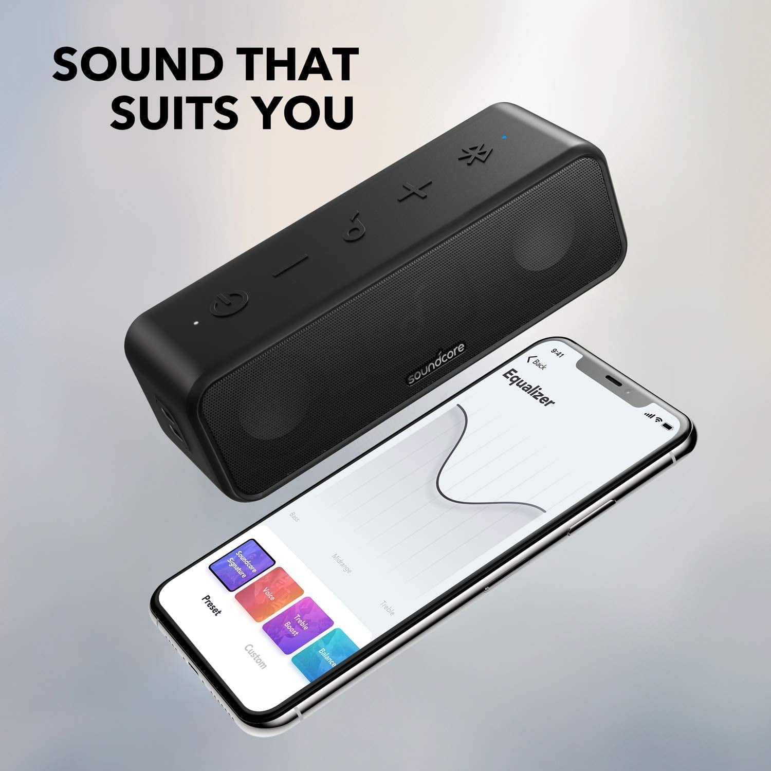 Soundcore Anker 3 Portable Bluetooth Speaker - Wireless, IPX7 Waterproof, 24H Playtime, Pure Titanium Diaphragm Drivers, Partycast, Bassup, Custom EQ App - for Home, Shower, Outdoor, and Beach